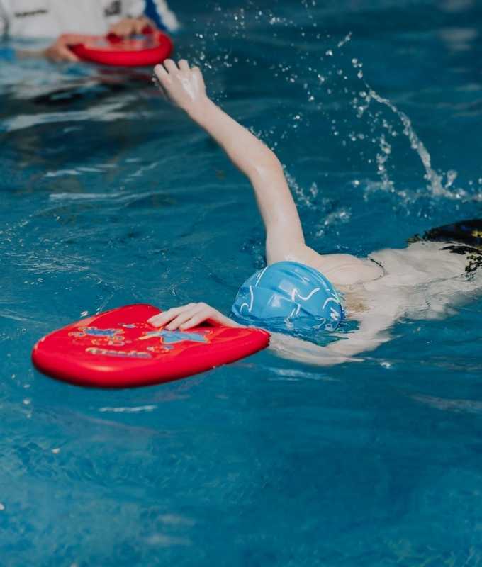 A Children's Swim Lesson in Castleton